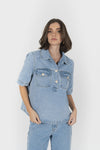 Amici Top Cloud Blue
