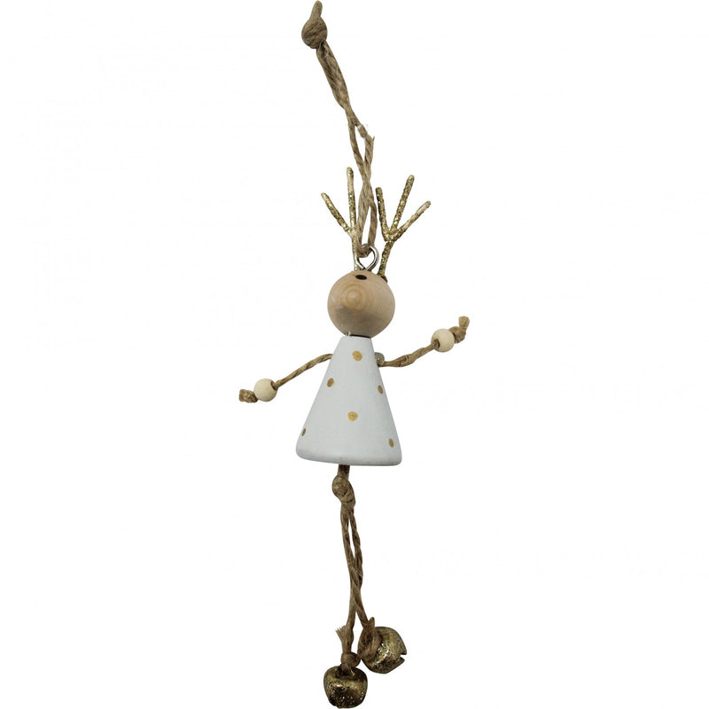 Hanging Reindeer White