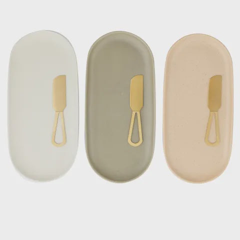 Dawn 2pc Plate & Knife Set asst