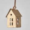 Brass Bird House Decorations Set 3