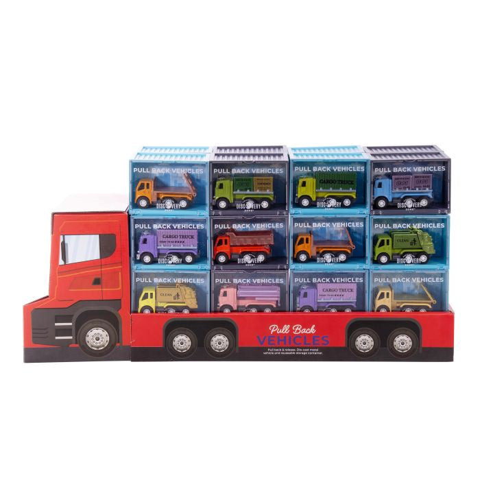 Container Pull Back Vehicles