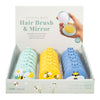 Buzzing Bees Compact Hairbrush/Mirror