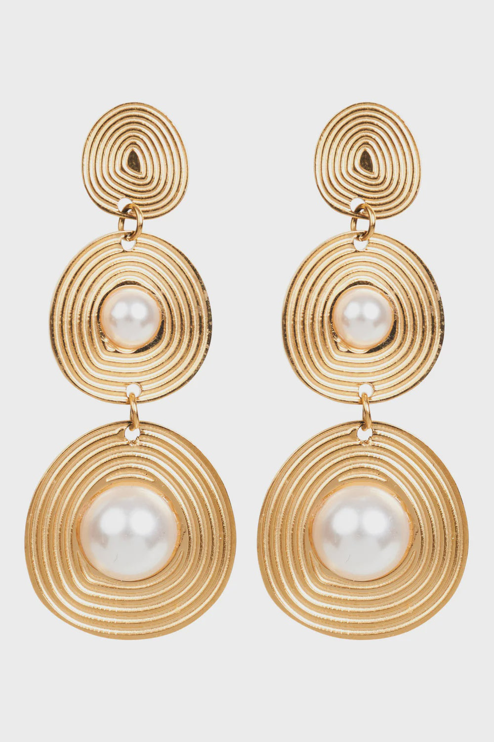 Laax Pearl Earring Swirl