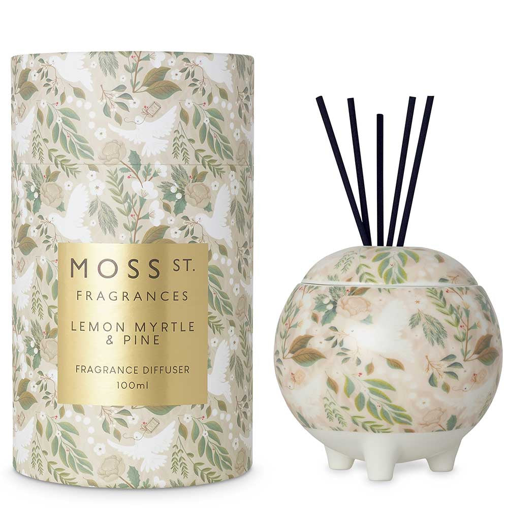 Lemon Myrtle & Pine Ceramic Mini Diffuser 100ml