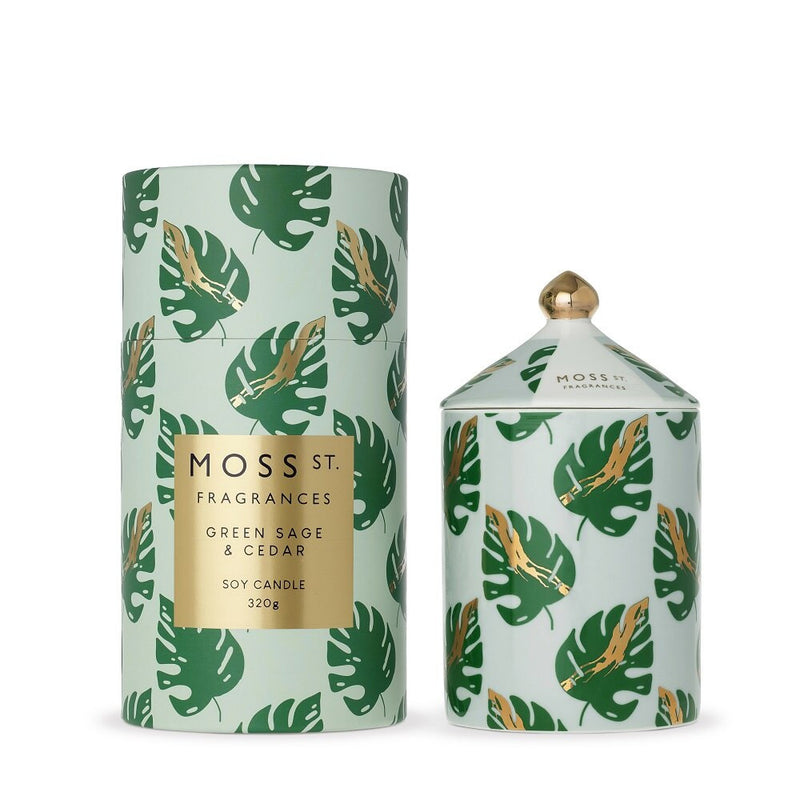 MOSS ST. Ceramic Candle 320g