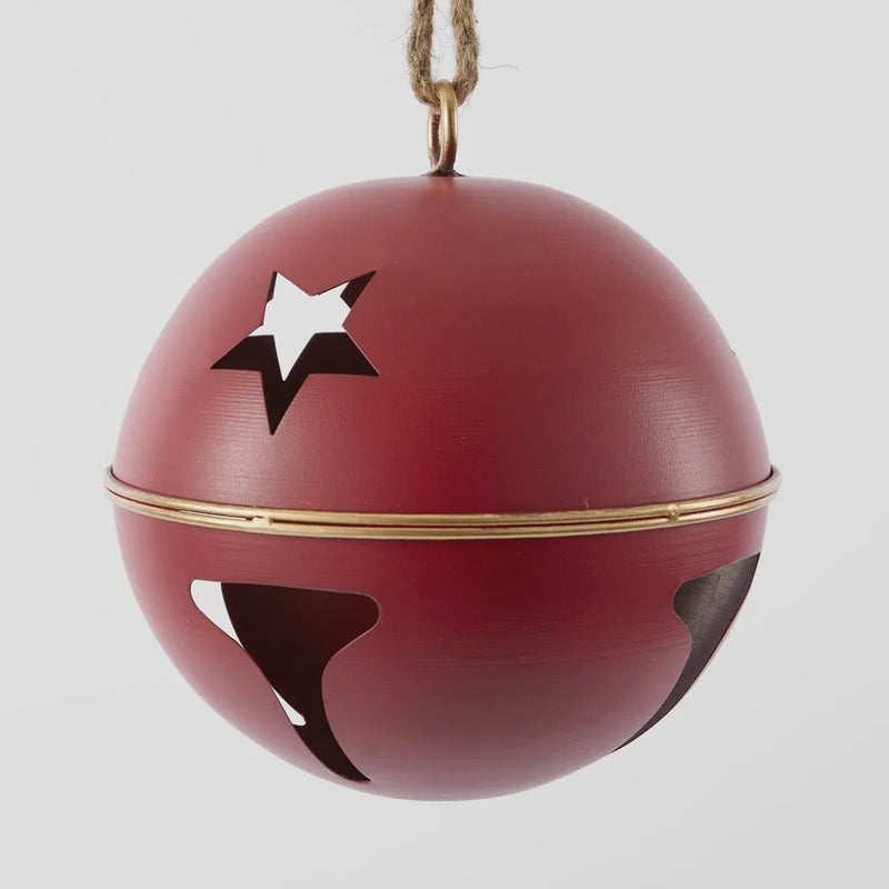 Red Round Star Bell Medium