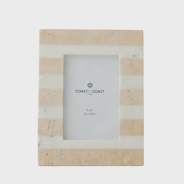 Tia Travertine/Marble Frame 4x6"