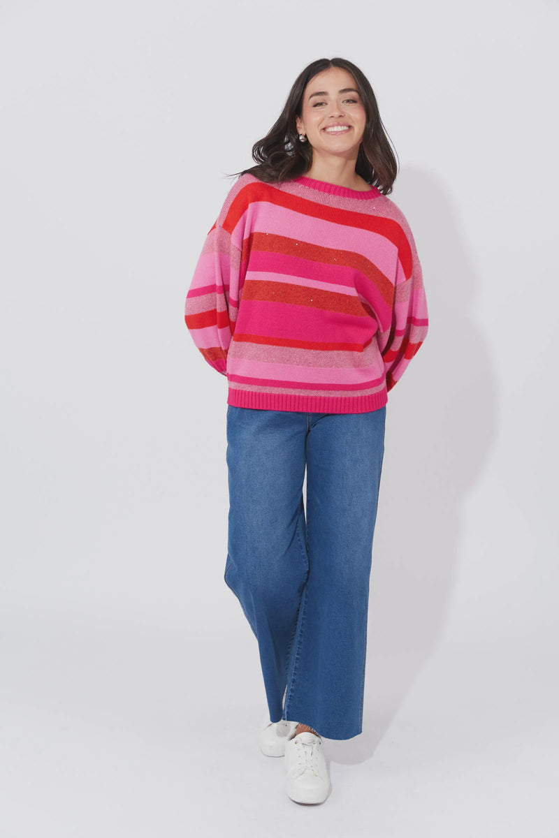 Yuma Jumper Chilli/Pink