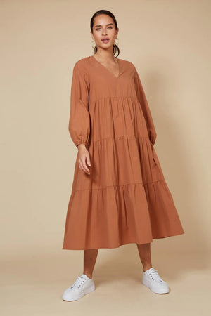 Studio Tiered Maxi / Cinnamon