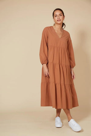 Studio Tiered Maxi / Cinnamon