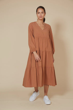 Studio Tiered Maxi / Cinnamon