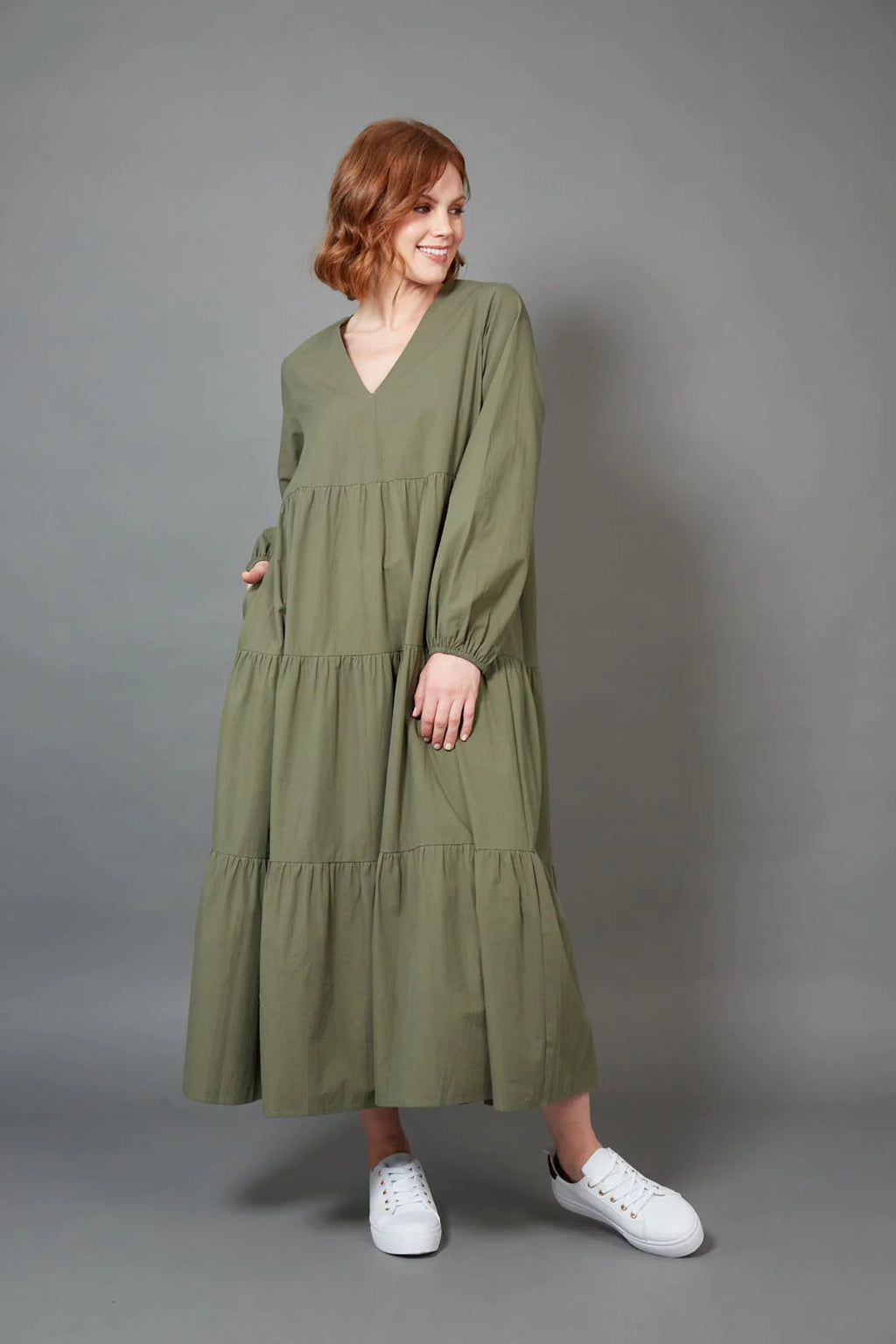 Studio Tiered Maxi / Khaki