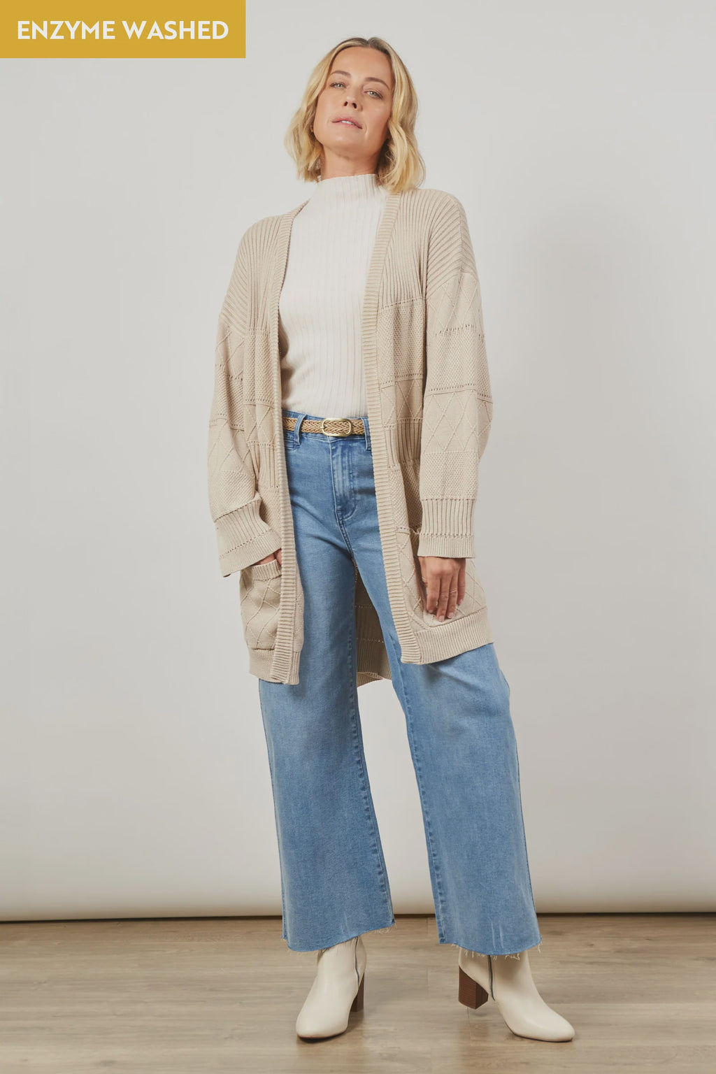 Metro Cardigan Buff / ONESIZE