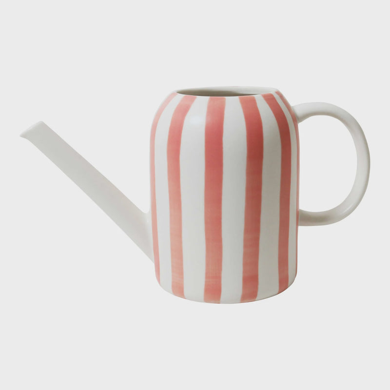 Plant Parent Watering Can Coral Stripe