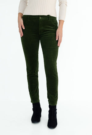 Queen Cord Jean Black