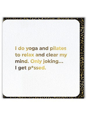 Yoga and Pilates Card