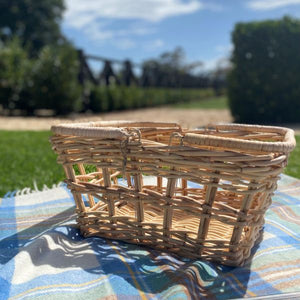 Open Picnic Basket / Natural