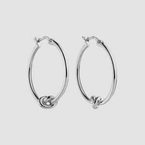 Nature's Knot Hoop Earing