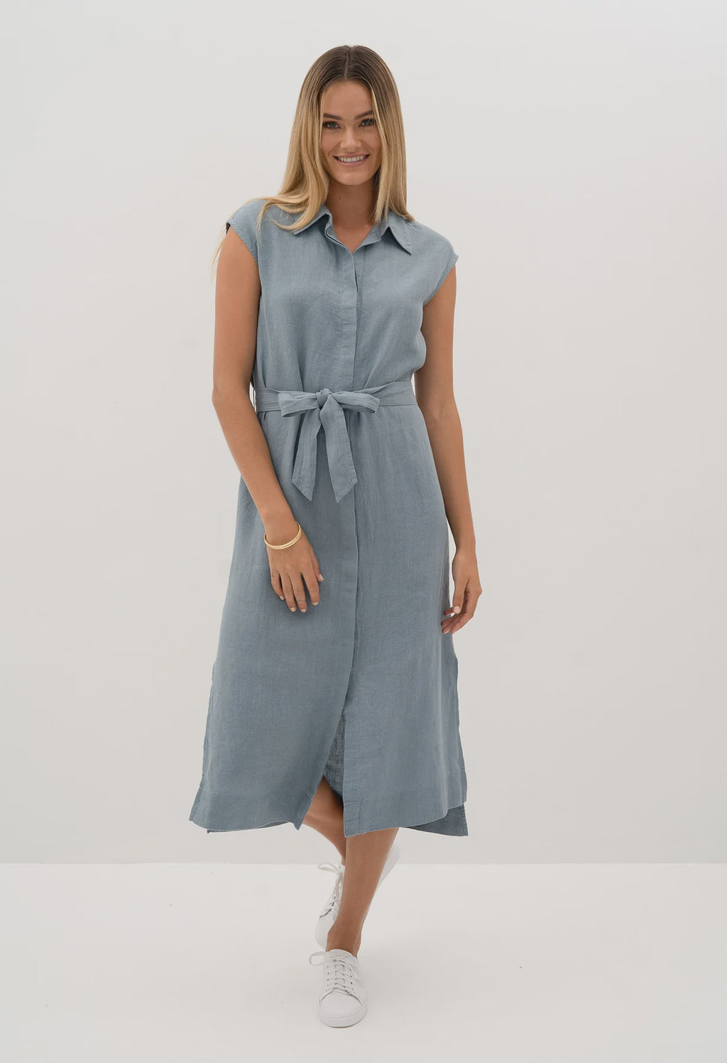 Cabo Shirt Dress Storm Blue