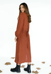 Yvette Dress / Rust