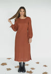 Yvette Dress / Rust