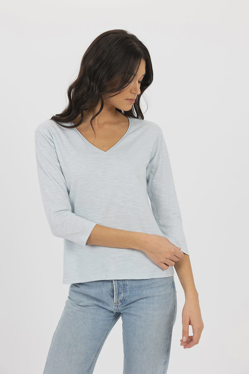 Stella V Neck Ice Blue