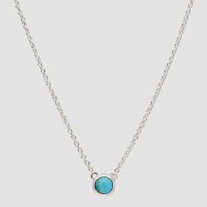 Heavenly Turquoise Silver Necklace