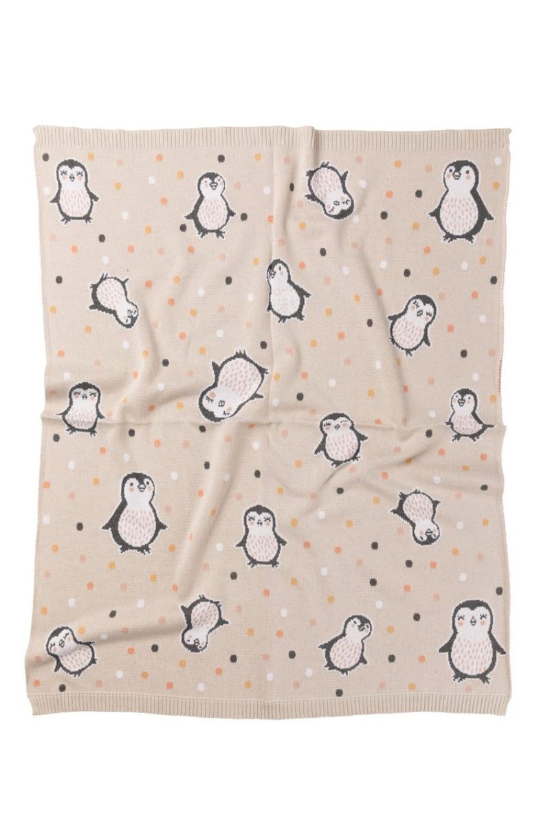 Penni Penguin Baby Blanket