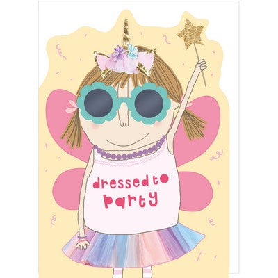 Party Dress Kids Card
