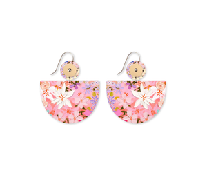 Kelsie Rose Whimsical Blooms Large Bell Circles Drop Earring