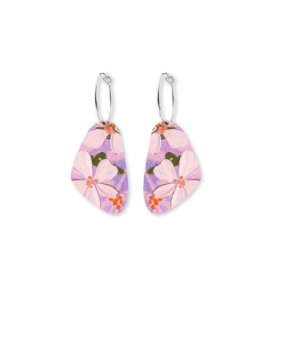Kelsie Rose Floating Florals Pippi Hoop Earring