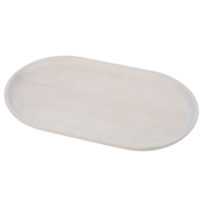 White Wash Rectangular Platter