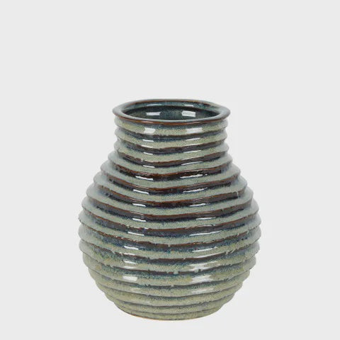 Jojo Ceramic Vase / Grey