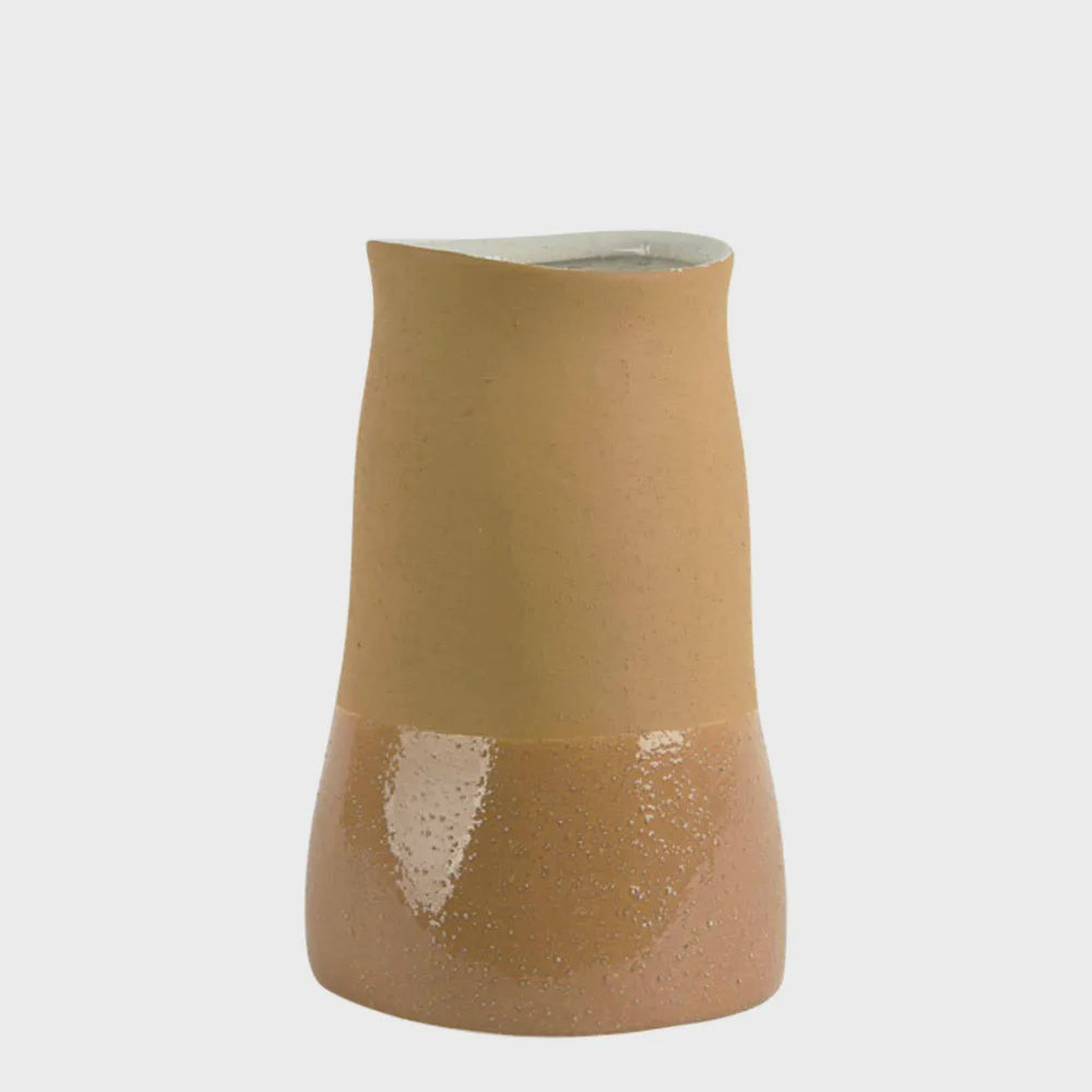 Tuba Ceramic Vase Medium/Ochre