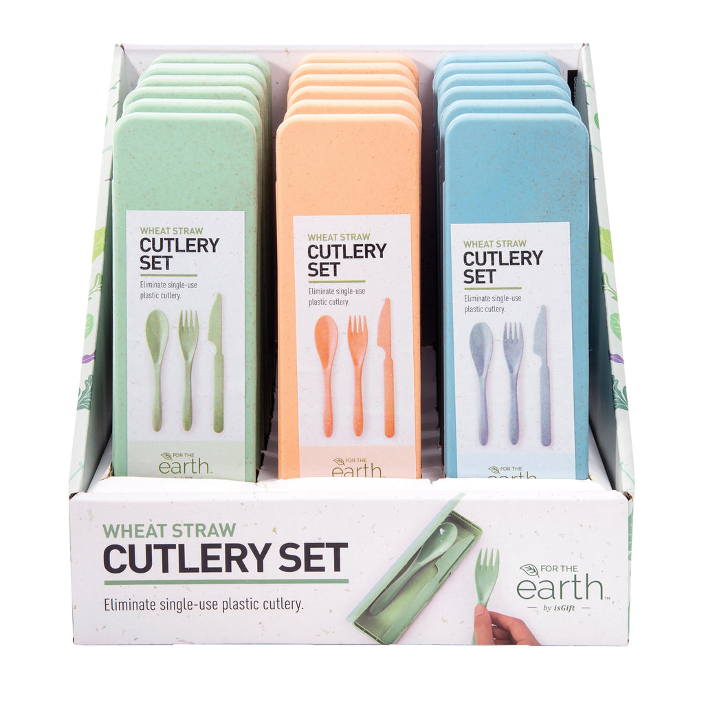 Wheat Straw Cutlery Set New Colours