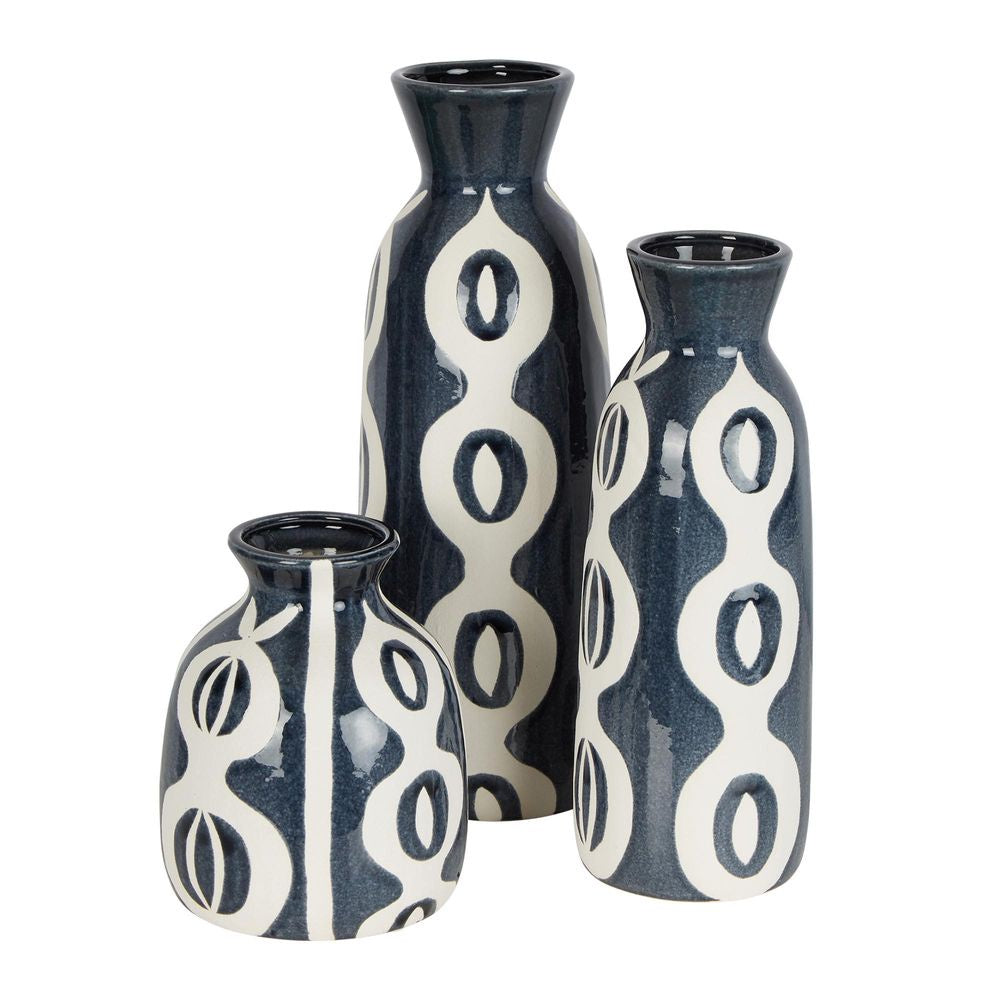 Indie Ceramic Vase Blue