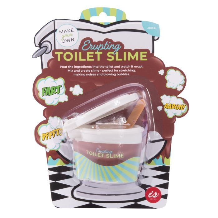 Make Your Own Erupting Toilet Slime
