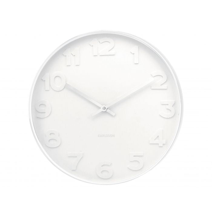 Mr White Wall Clock / 38cm