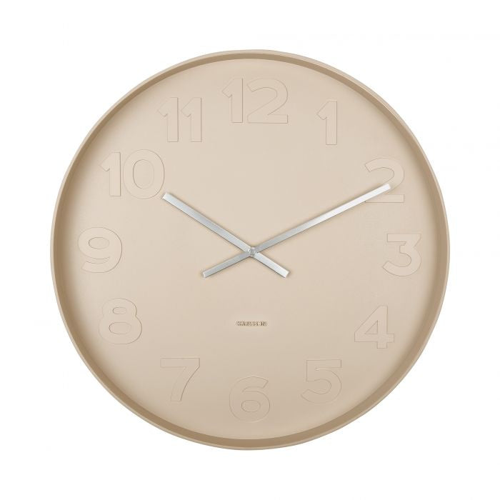 Mr Sand Brown Wall Clock / 51cm