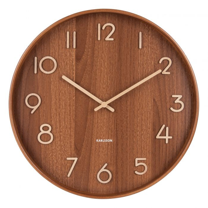 Basswood Wall Clock 60cm
