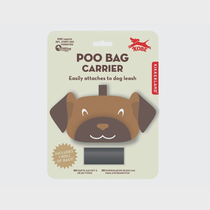 Poo Bag Carrier Dispenser